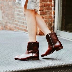Frye Brown Ankle Boots